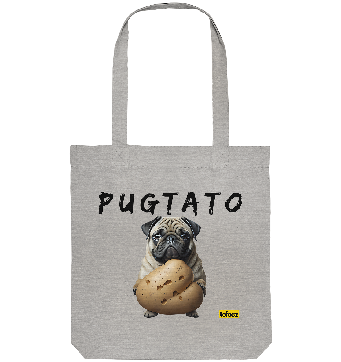 Pugtato - Pug - Organic Tote Bag