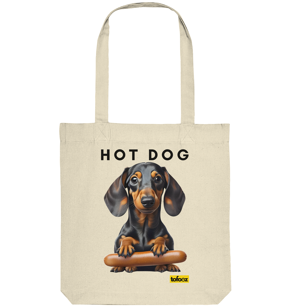 Hot Dog - Dachshund - Organic Tote-Bag