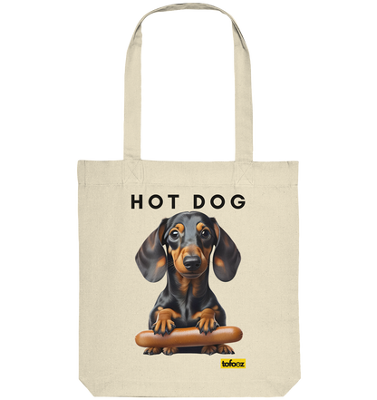 Hot Dog - Dachshund - Organic Tote-Bag