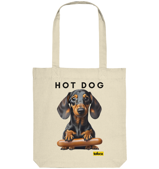 Hot Dog - Dachshund - Organic Tote-Bag