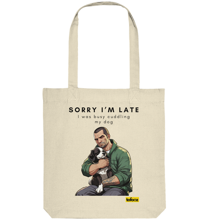 Sorry I'm Late Gamer Style Collection - Organic Tote-Bag