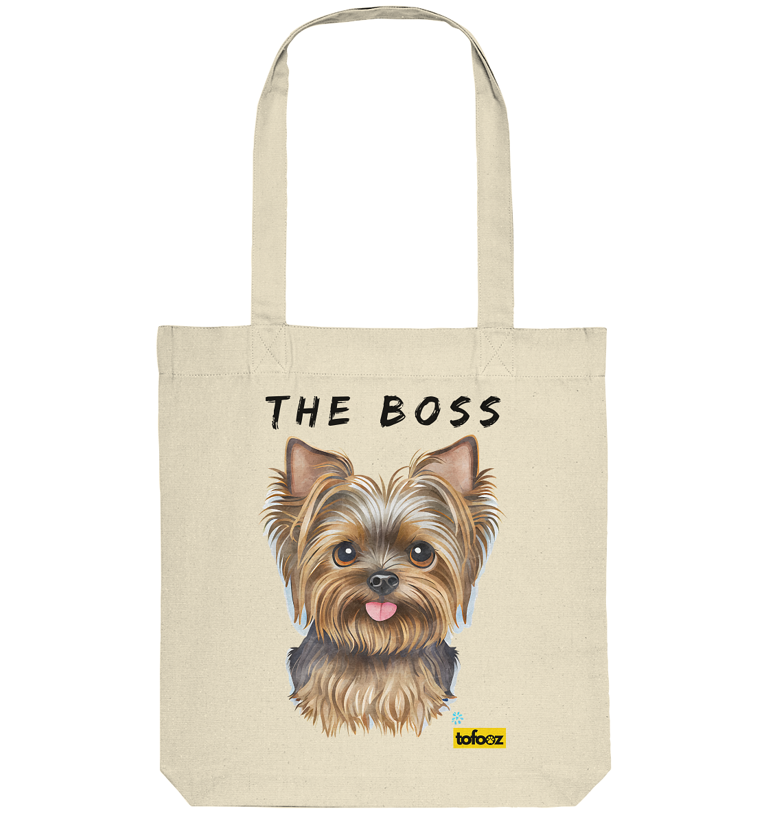 The Boss - Yorkshire Terrier - Organic Tote Bag