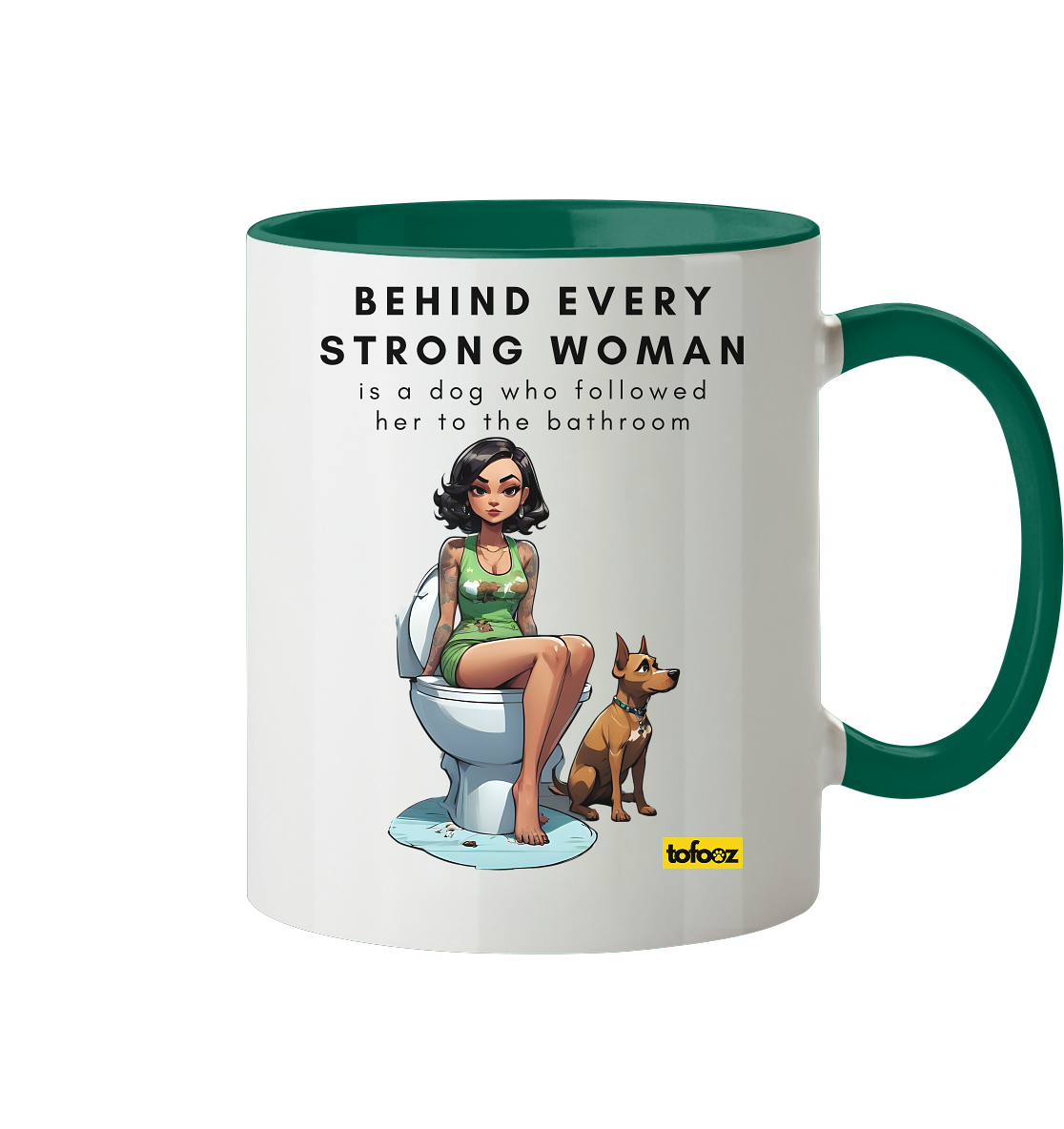 Behind Every Strong Woman Collection - Tasse zweifarbig