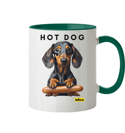 Hot Dog - Dachshund  - Two Tone Mug