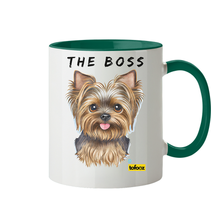 The Boss - Yorkshire Terrier - Two-Tone Mug