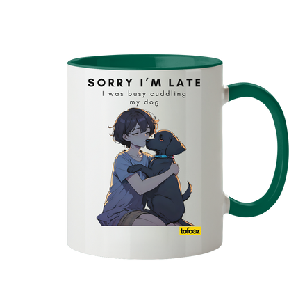 Sorry I'm Late Collection - Two-Tone Mug