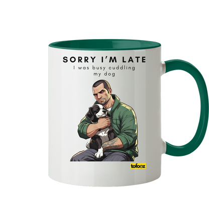 Sorry I'm Late Gamer Style Collection - Two-Tone Mug