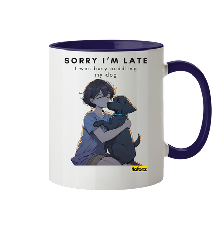 Sorry I'm Late Collection - Two-Tone Mug