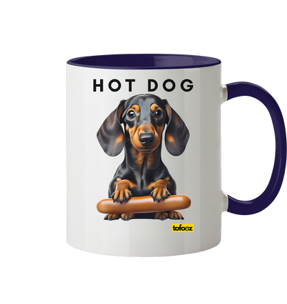 Hot Dog - Dachshund  - Two Tone Mug