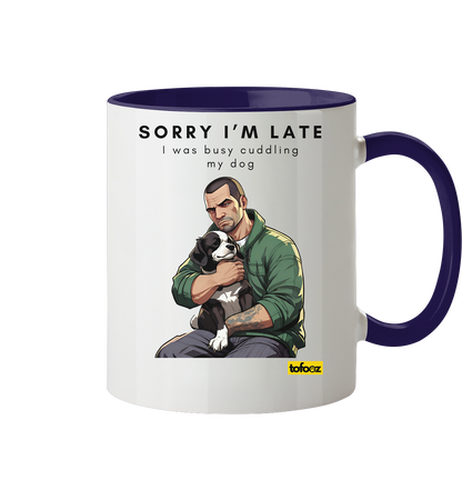 Sorry I'm Late Gamer Style Collection - Two-Tone Mug