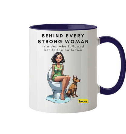 Behind Every Strong Woman Collection - Tasse zweifarbig