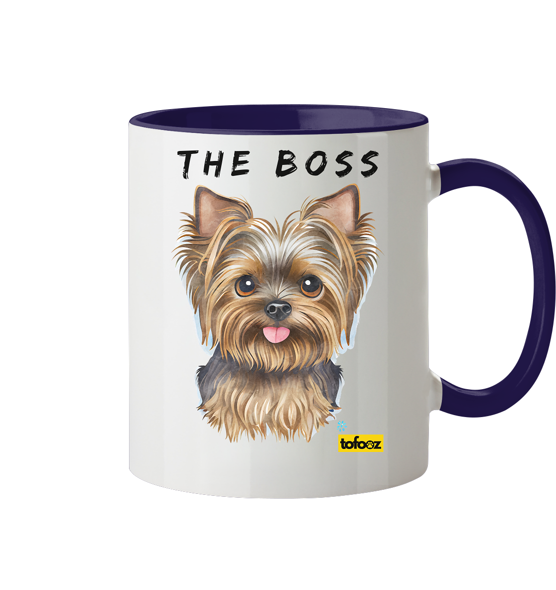 The Boss - Yorkshire Terrier - Two-Tone Mug