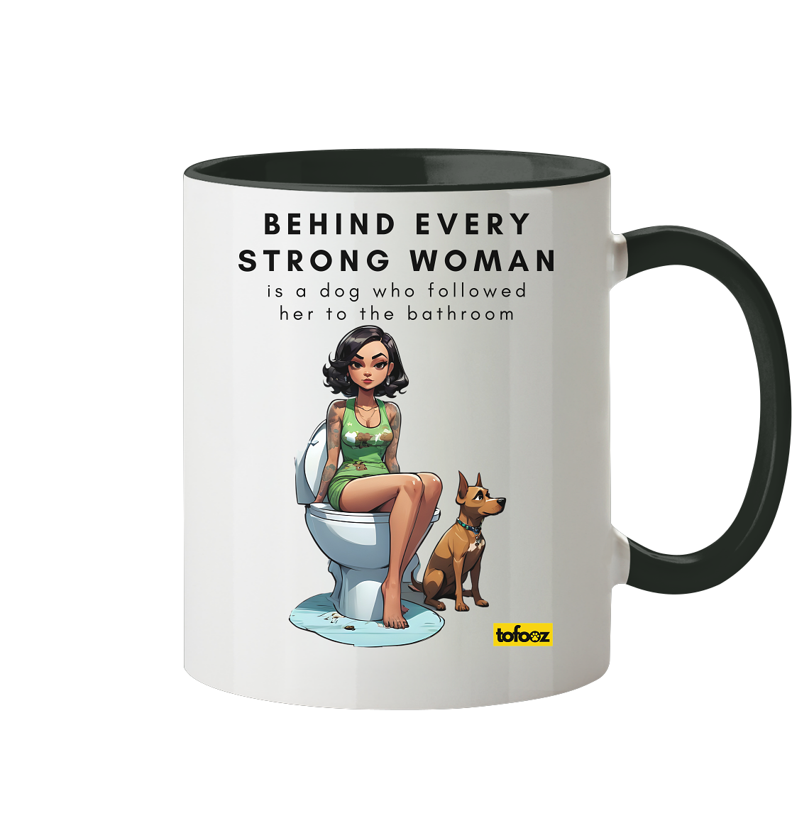 Behind Every Strong Woman Collection - Tasse zweifarbig