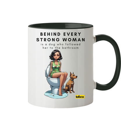 Behind Every Strong Woman Collection - Tasse zweifarbig