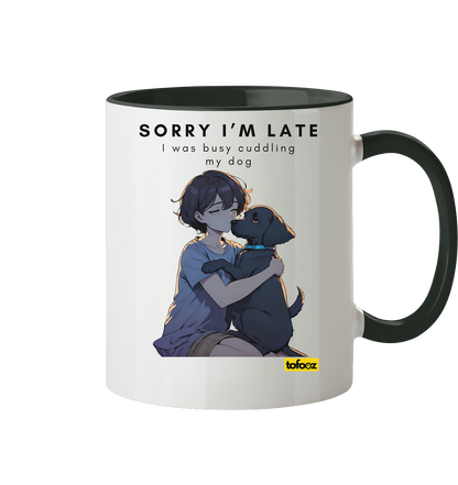 Sorry I'm Late Collection - Two-Tone Mug