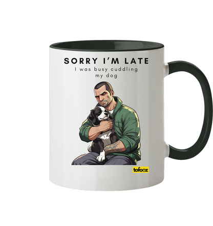 Sorry I'm Late Gamer Style Collection - Two-Tone Mug