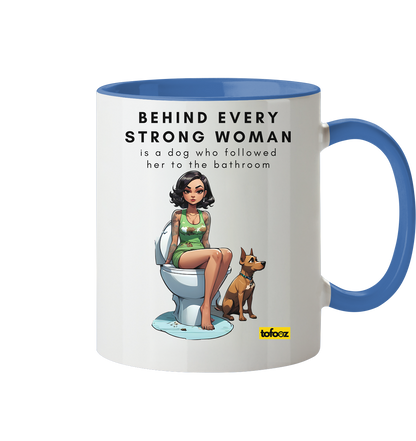 Behind Every Strong Woman Collection - Tasse zweifarbig