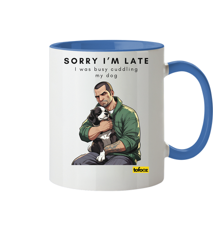 Sorry I'm Late Gamer Style Collection - Two-Tone Mug