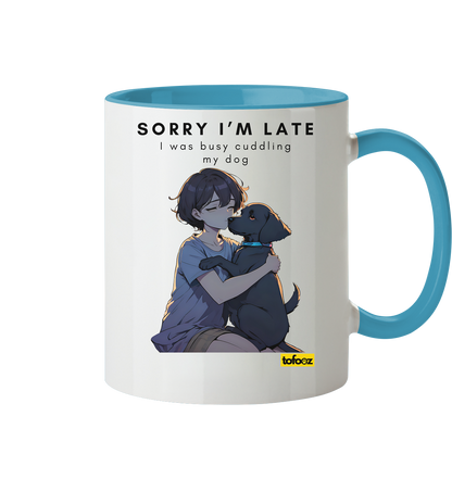 Sorry I'm Late Collection - Two-Tone Mug