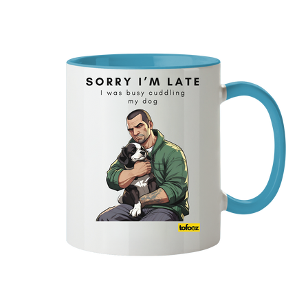 Sorry I'm Late Gamer Style Collection - Two-Tone Mug