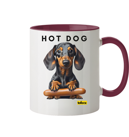 Hot Dog - Dachshund  - Two Tone Mug