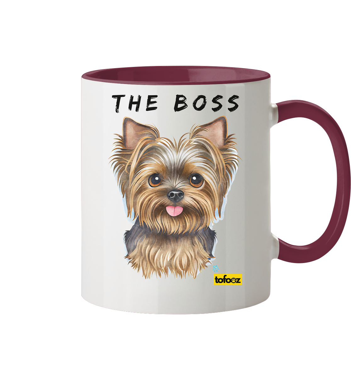 The Boss - Yorkshire Terrier - Two-Tone Mug