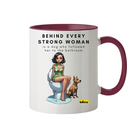 Behind Every Strong Woman Collection - Tasse zweifarbig