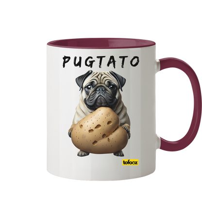 Pugtato - Pug - Two-Tone Mug