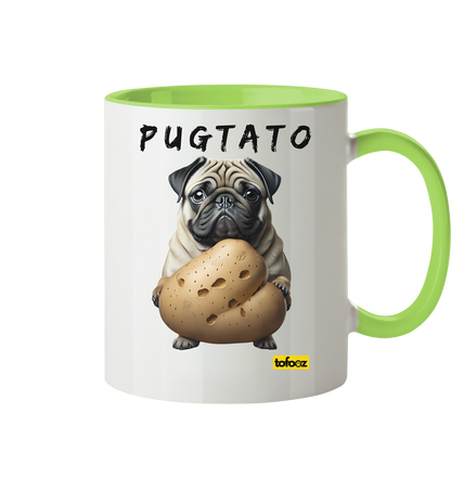 Pugtato - Pug - Two-Tone Mug