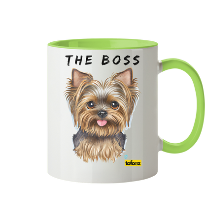 The Boss - Yorkshire Terrier - Two-Tone Mug