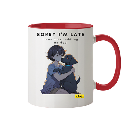 Sorry I'm Late Collection - Two-Tone Mug