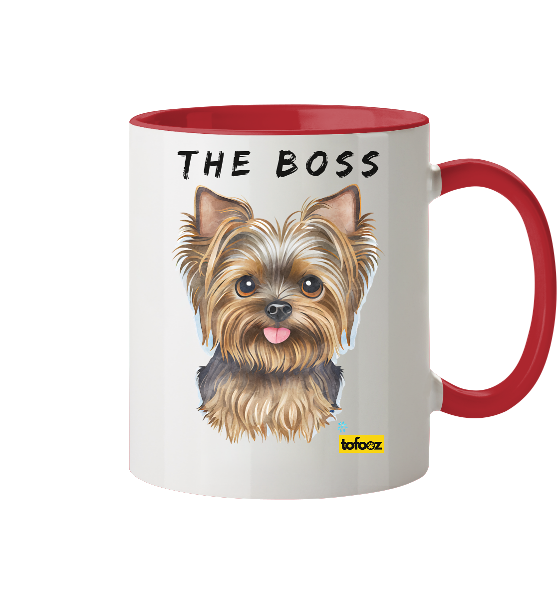 The Boss - Yorkshire Terrier - Two-Tone Mug