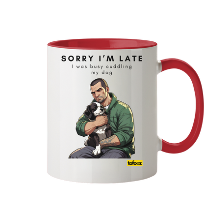 Sorry I'm Late Gamer Style Collection - Two-Tone Mug