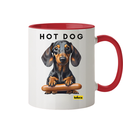 Hot Dog - Dachshund  - Two Tone Mug