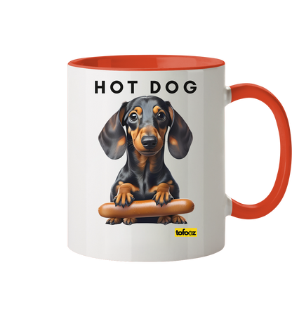 Hot Dog - Dachshund  - Two Tone Mug