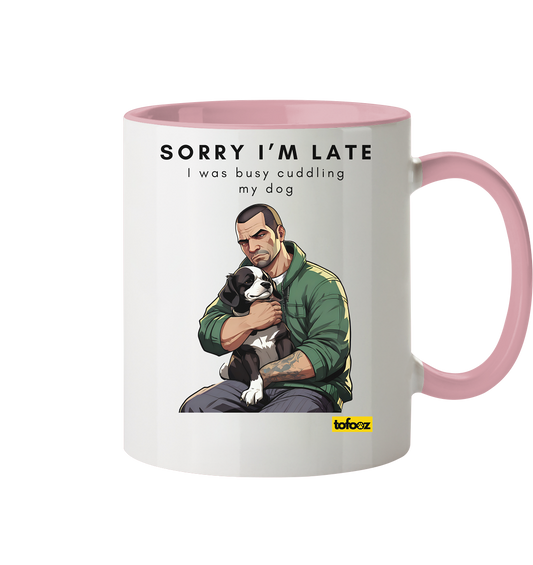 Sorry I'm Late Gamer Style Collection - Two-Tone Mug