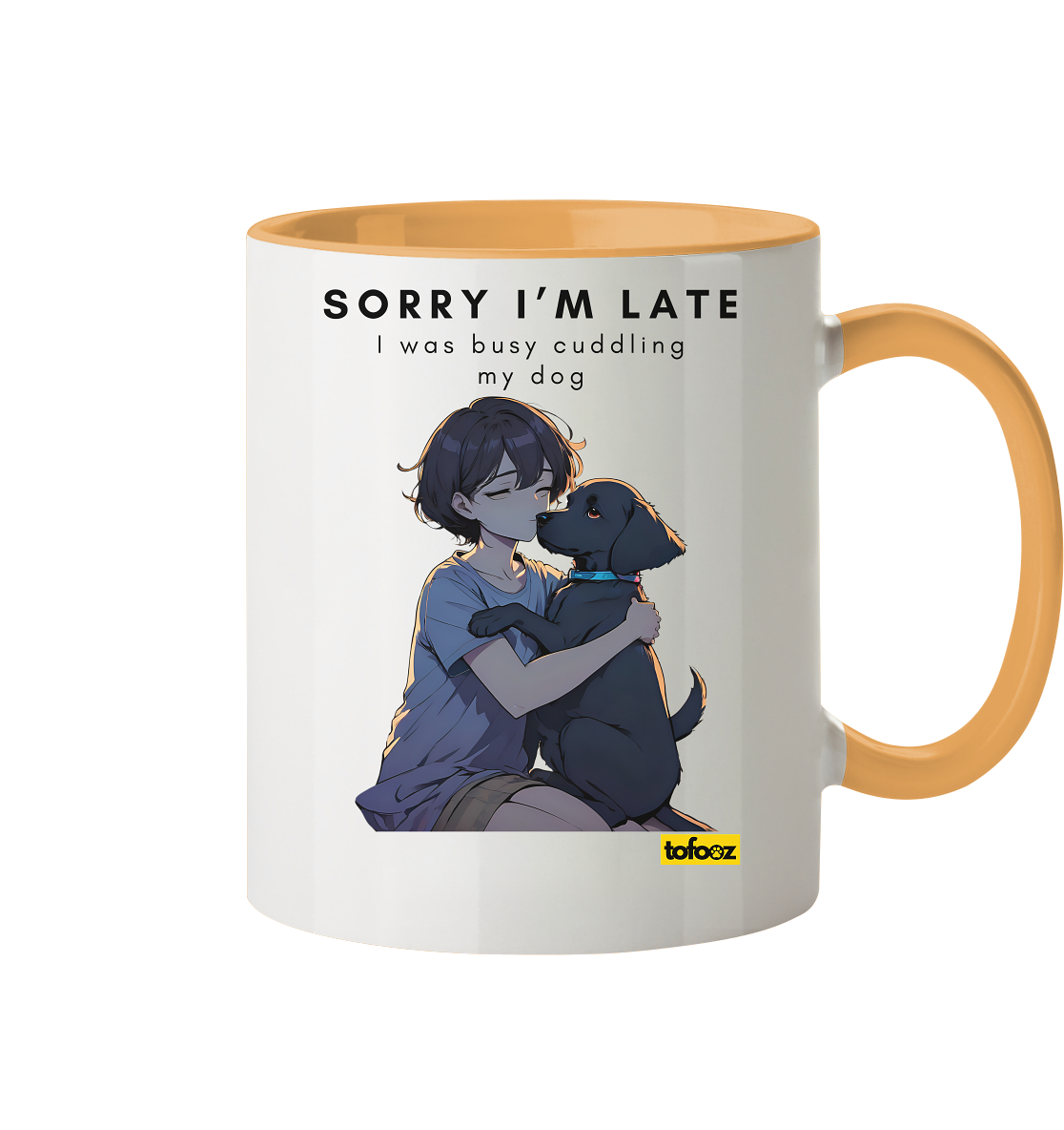 Sorry I'm Late Collection - Two-Tone Mug