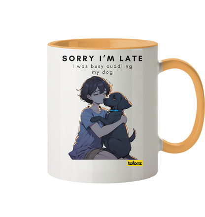 Sorry I'm Late Collection - Two-Tone Mug