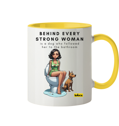 Behind Every Strong Woman Collection - Tasse zweifarbig