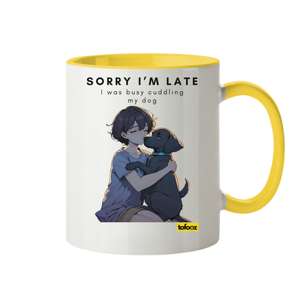 Sorry I'm Late Collection - Two-Tone Mug