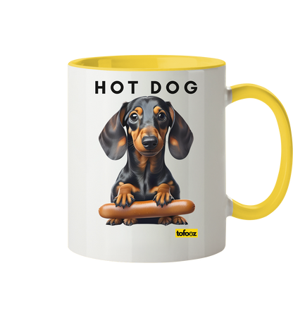 Hot Dog - Dachshund  - Two Tone Mug