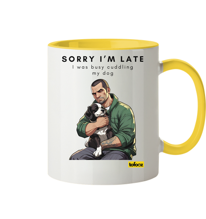 Sorry I'm Late Gamer Style Collection - Two-Tone Mug