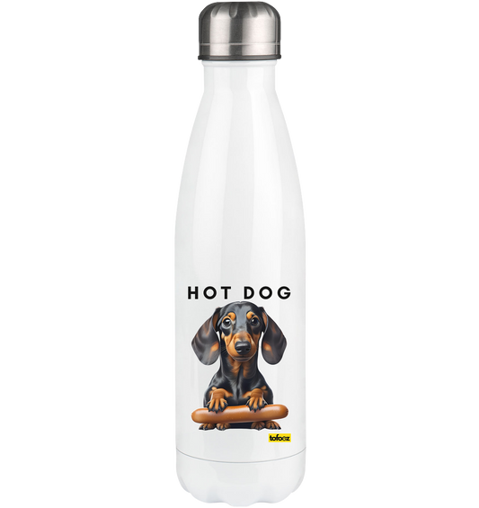 Hot Dog - Dachshund  - Stainless Steel Thermal Bottle 500ml