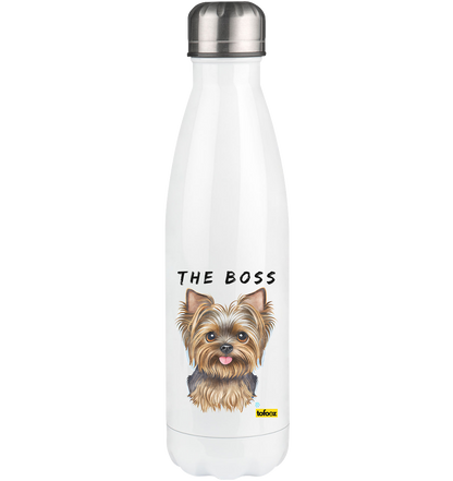 The Boss - Yorkshire Terrier - Stainless Steel Thermal Bottle